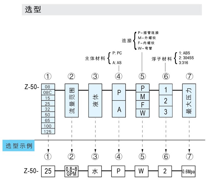 Z-5015塑料管流量計